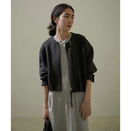 24SS]クロップドコクーンブルゾン【洗える】 | サロン アダム エ ロペ 