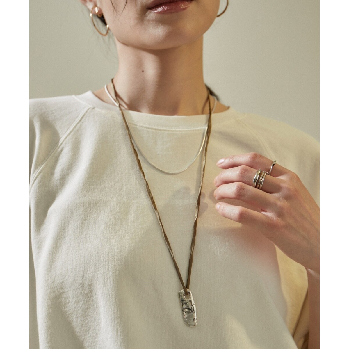 P.NINA（ピーニナ）】Venus Scroll/ネックレスセット | サロン アダム