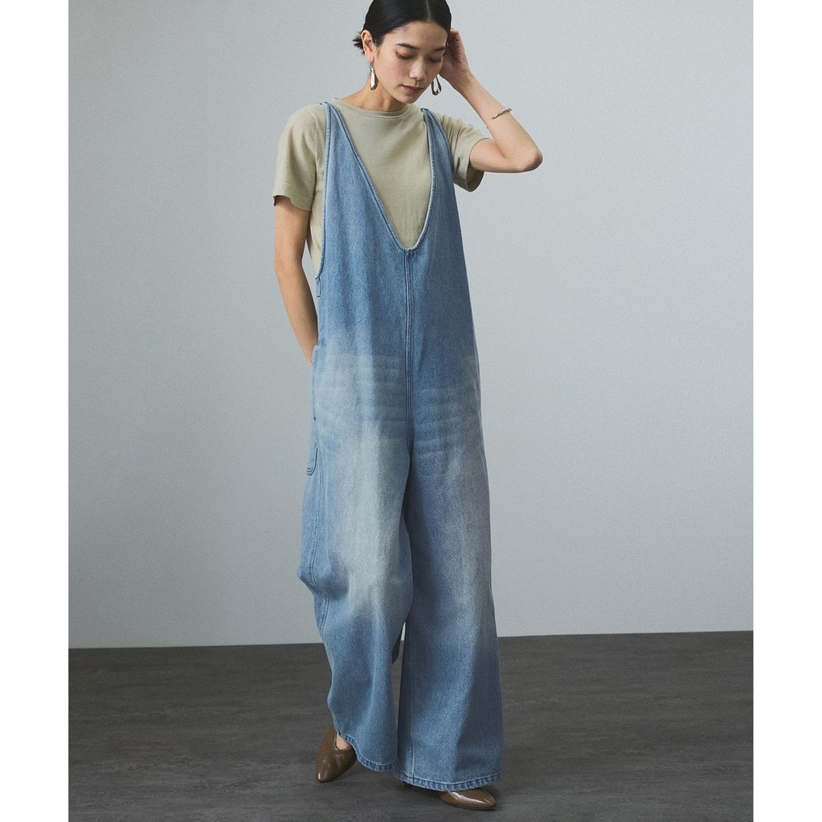 【WEB限定】デニムサロペット SALON adam et ropé(サロン アダム エ ロペ) / 【WEB限定