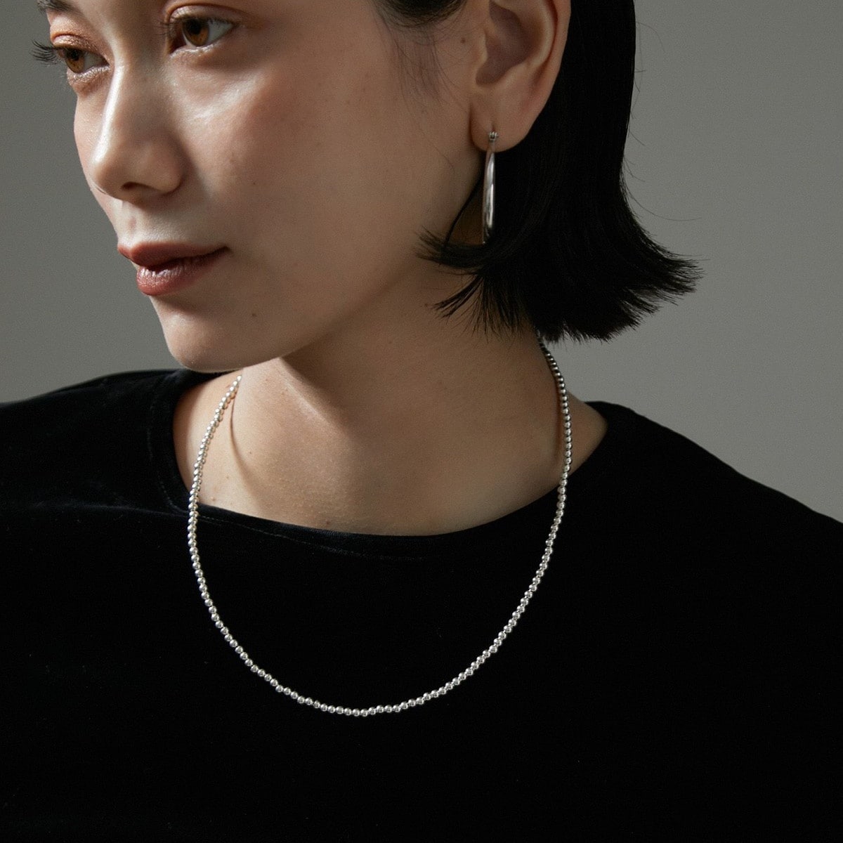 ERICKA NICOLAS BEGAY】ナバホパールネックレス3mm/45cm | サロン