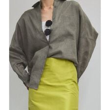 リネンオーバーシャツ［GENTLE LINEN］