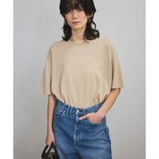 ハイツイストコットンニットTシャツ