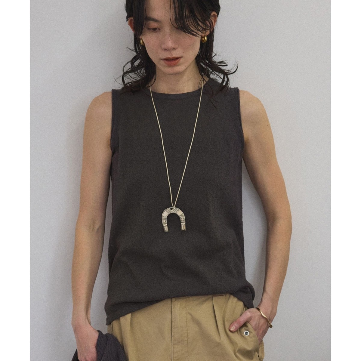 SALON adam et rope' ELISEロゴニットスエットプルオーバー WEB限定】ELISEロゴニットスウェットプルオーバー【洗える