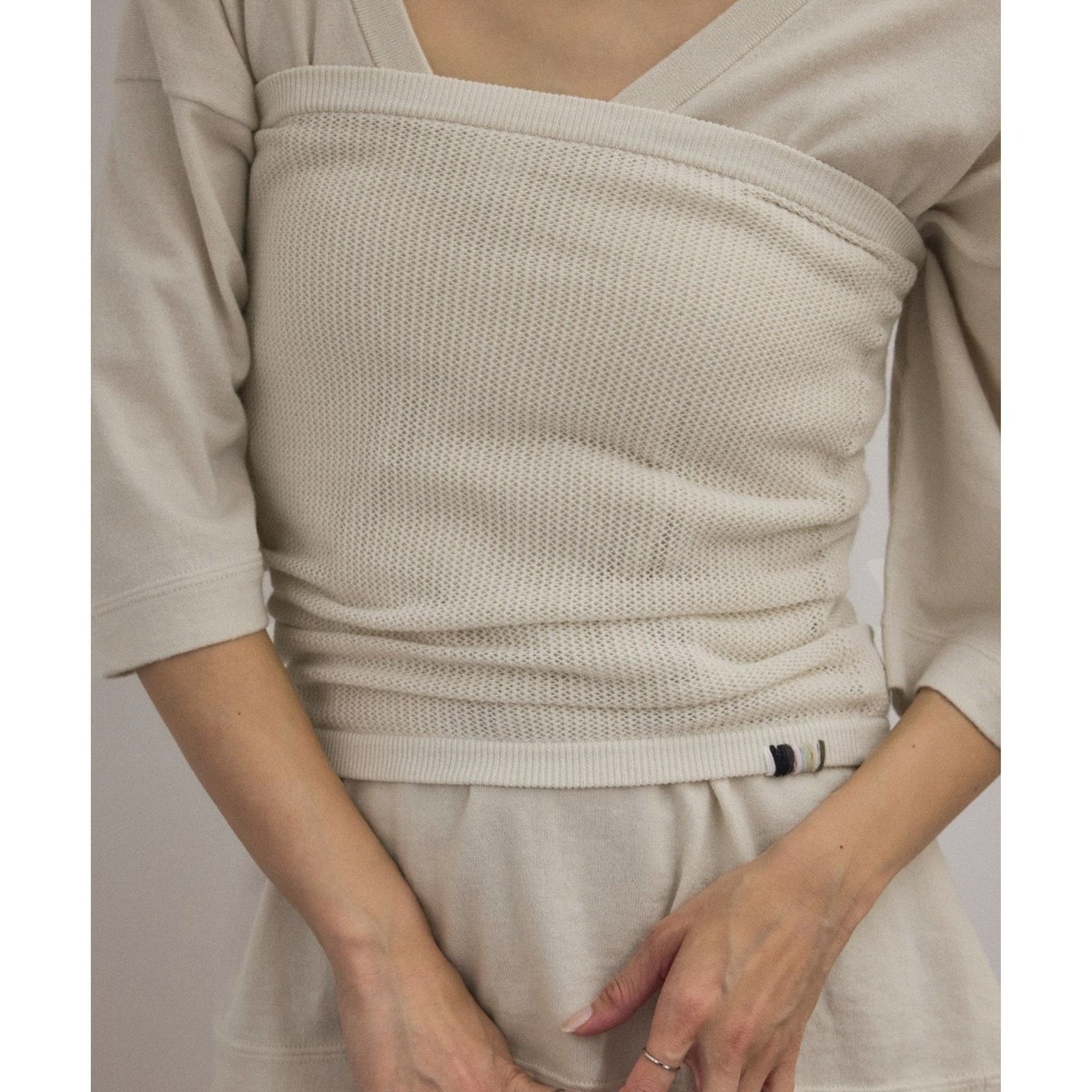 レイヤードペプラムチュニック | アダムエロペ(ADAM ET ROPE