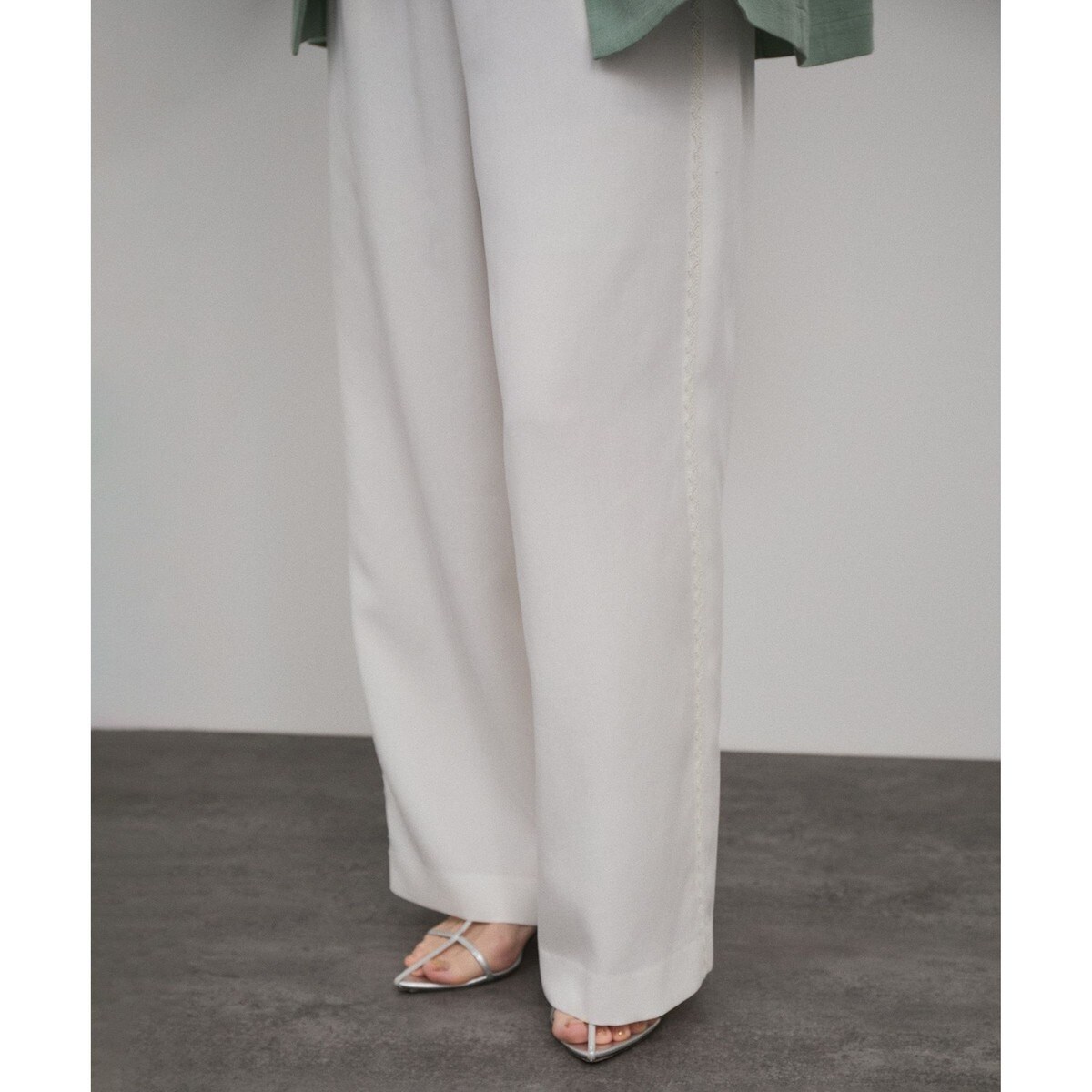 サイドレースパンツ LE CIEL BLEU パンツ サイドレースパンツ / Side Lace Pants