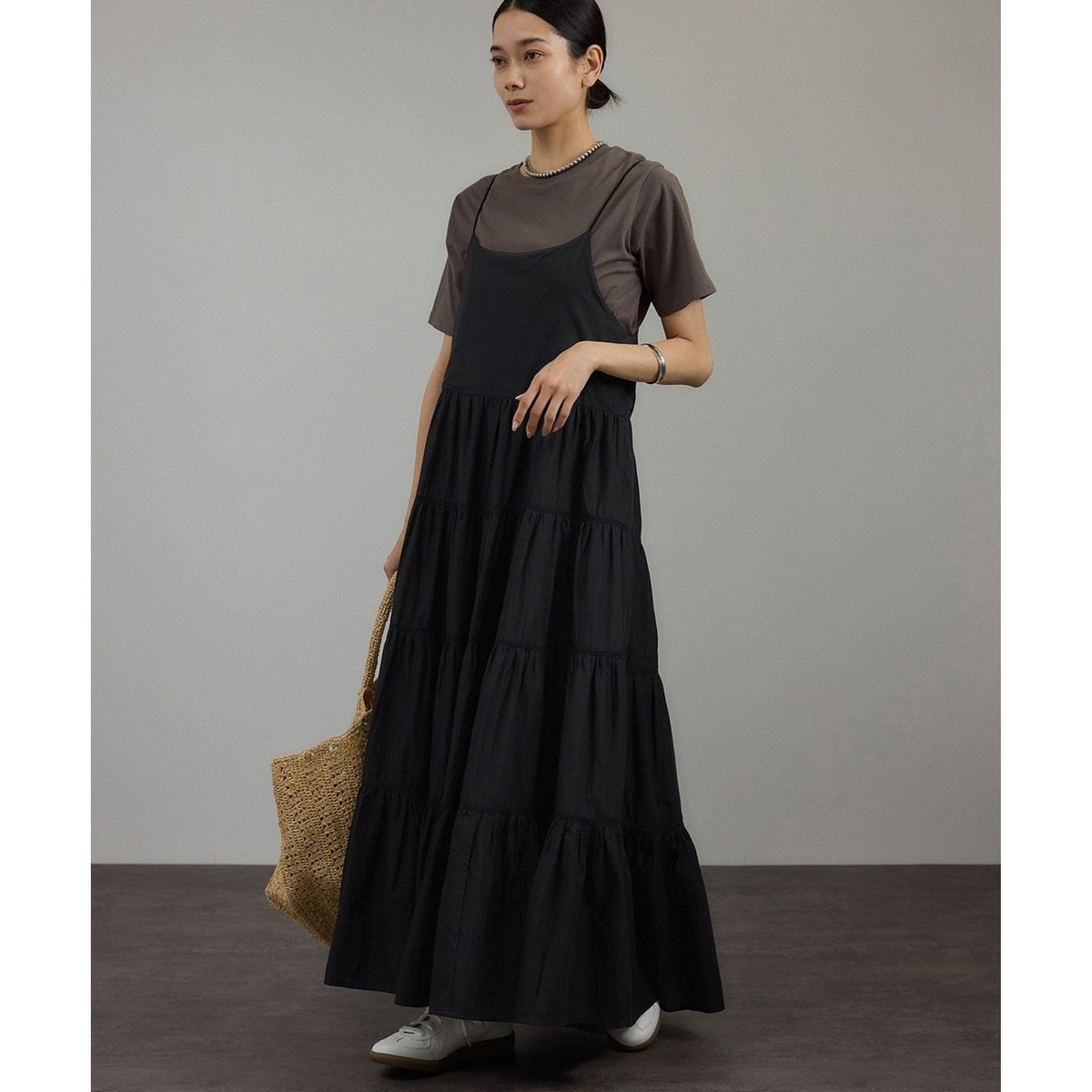 サロンアダムエロペワンピース　美品 サロン アダム エ ロペ SALON adam et rope' 【NIPPON CULTURE
