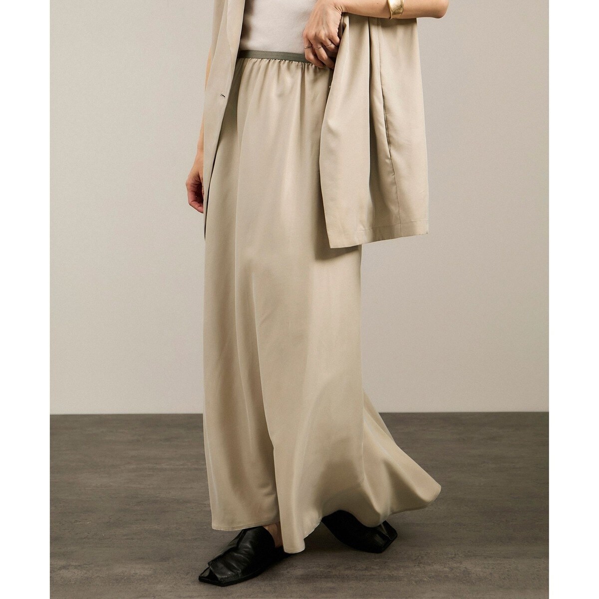WEB限定】サスペンダートラペーズスカート | サロン アダム エ ロペ