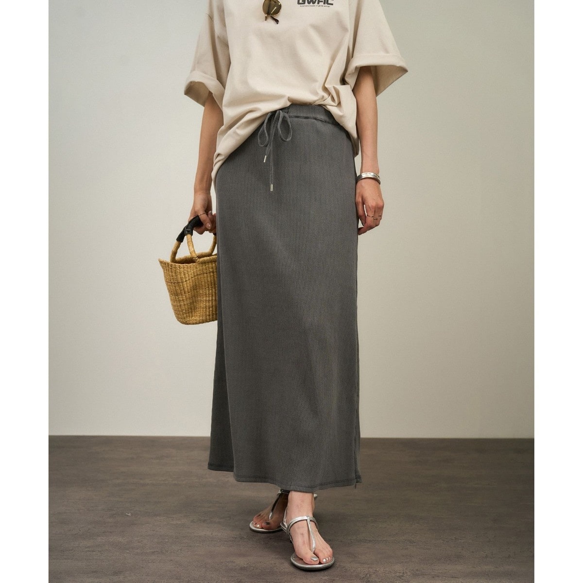 WEB限定】サスペンダートラペーズスカート | サロン アダム エ ロペ