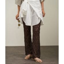 サロン アダム エ ロペ(SALON adam et rope')のシアーレースレギンス［ストレッチ］