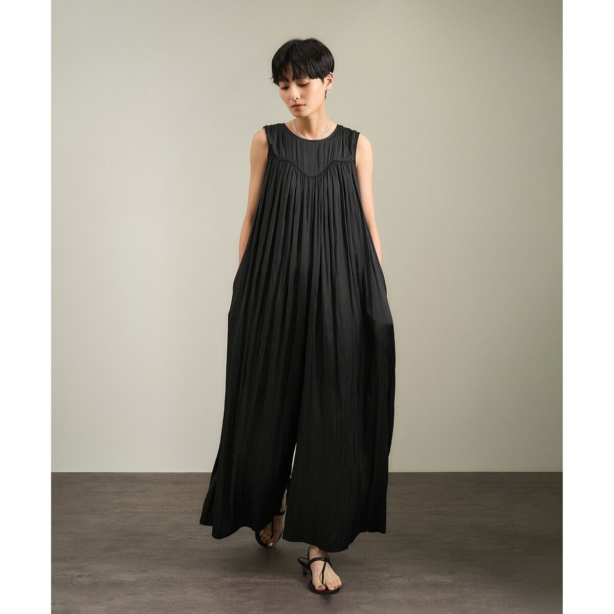 サロン アダム エ ロペ（SALON adam et rope’ ）/カッセンギャザーサロペット カッセンギャザーサロペット | サロン アダム エ ロペ(SALON adam et