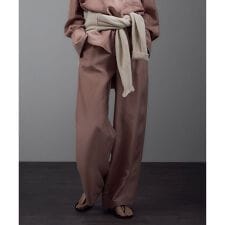 [25AW]GENTLE SILK パンツ / セットアップ対応・洗える