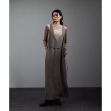 [25AW]GENTLE SILK ジャンパースカート【セットアップ対応・洗える】