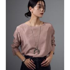 [25AW]GENTLE SILK ロングスリーブプルオーバー【セットアップ対応・洗える】