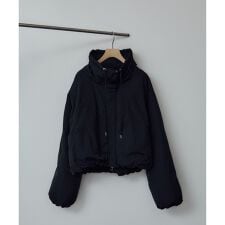 [GREENDOWN（グリーンダウン）][撥水加工]クロップドダウンブルゾン