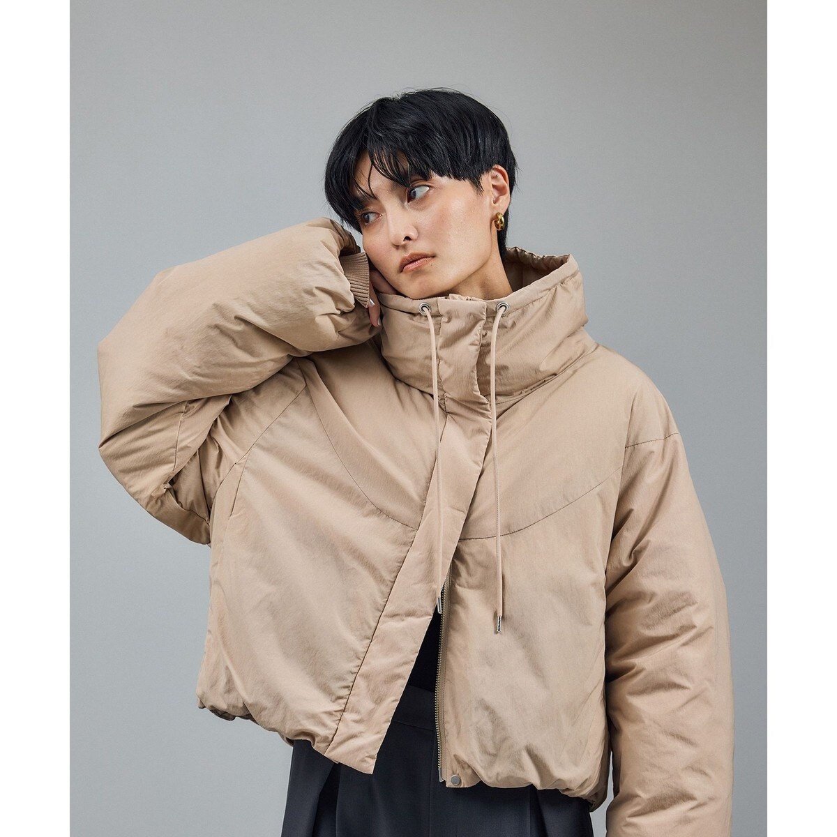 Ｍ　サロン　アダムエロペ　アウター サロン アダム エ ロペ SALON adam et rope' 【WEB限定】MANTECOウール