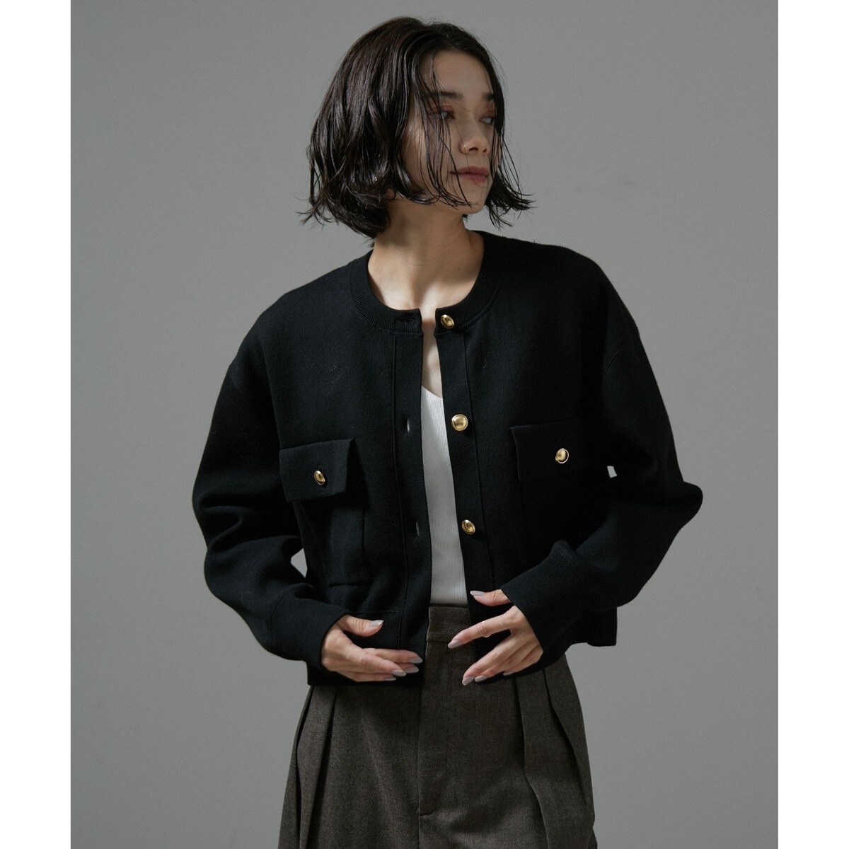 【WEB限定】レースパッチワークボレロ WEB限定】レースパッチワークボレロ | サロン アダム エ ロペ