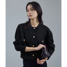 スウェットライクメタルボタンカーディガン 2 / 新色追加