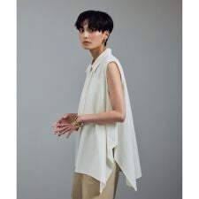 近江晒タイプライターノースリーブシャツ