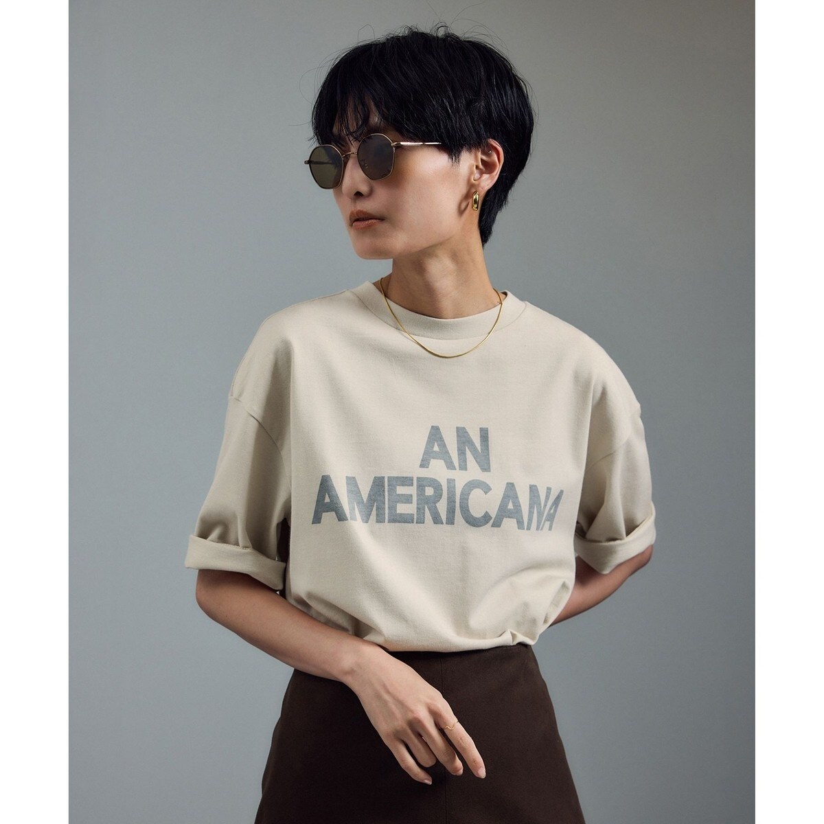サロンアダムエロペ　シェルスカラップTシャツ 楽天市場】シェルスカラップTシャツ SALON adam et rope' サロン