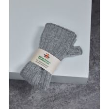 【William Brunton】3 ply 2×1 リブ ロングリストウォーマー