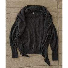 カシミヤVネックプルオーバー