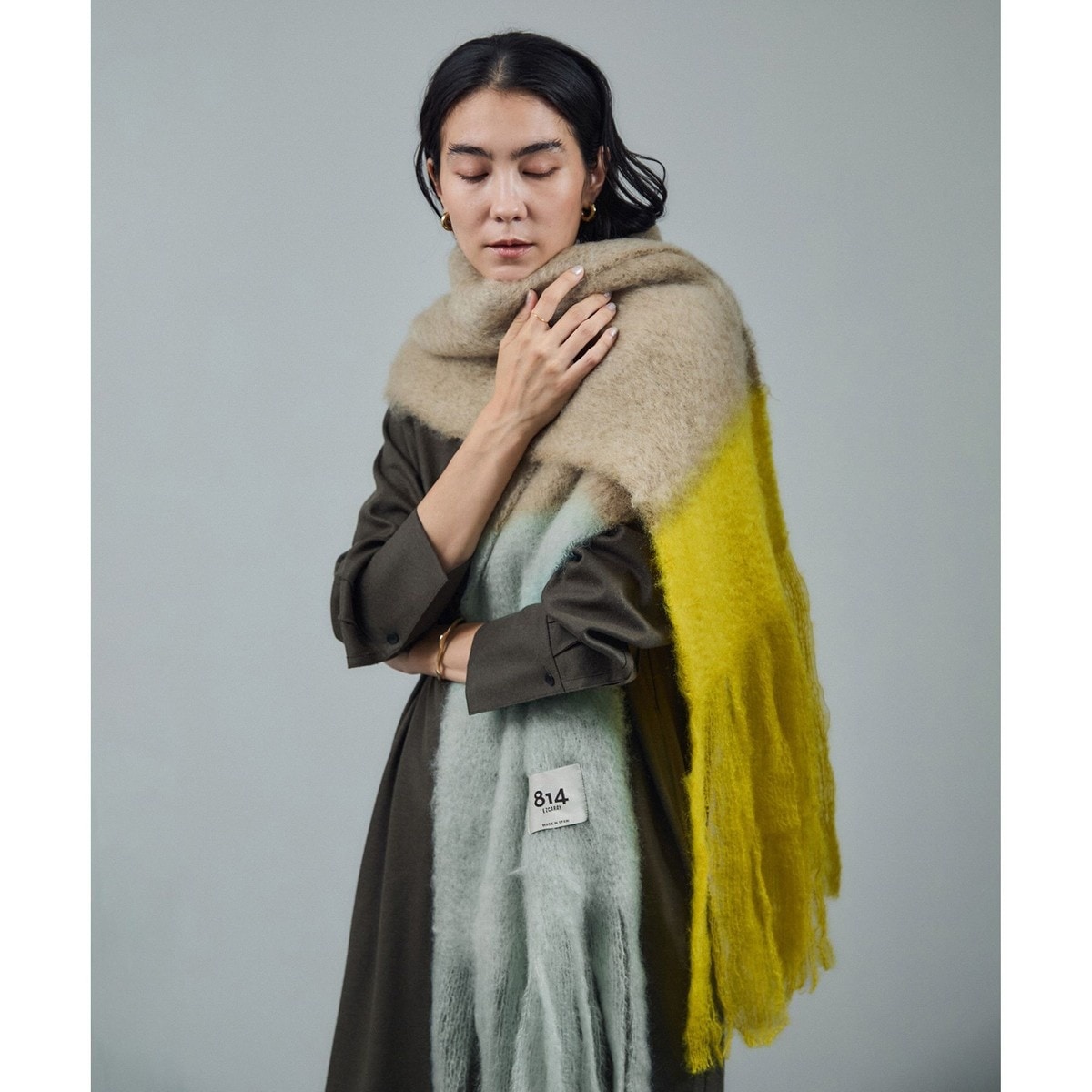 サロン アダム エ ロペ（SALON adam et rope’ ）/【TWEEDMILL（ツイードミル）】Knee Rug（大判ストール） TWEEDMILL（ツイードミル）】Knee Rug（大判ストール） | サロン