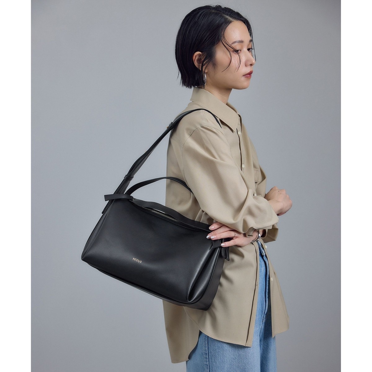 ⬜︎新品タグ付き未使用品 ⬜︎NEOUS ネオアス レザーバッグ ハンドバッグ NEOUS（ネオアス）】SCORPIUS TOTE BAG | サロン アダム エ ロペ(SALON