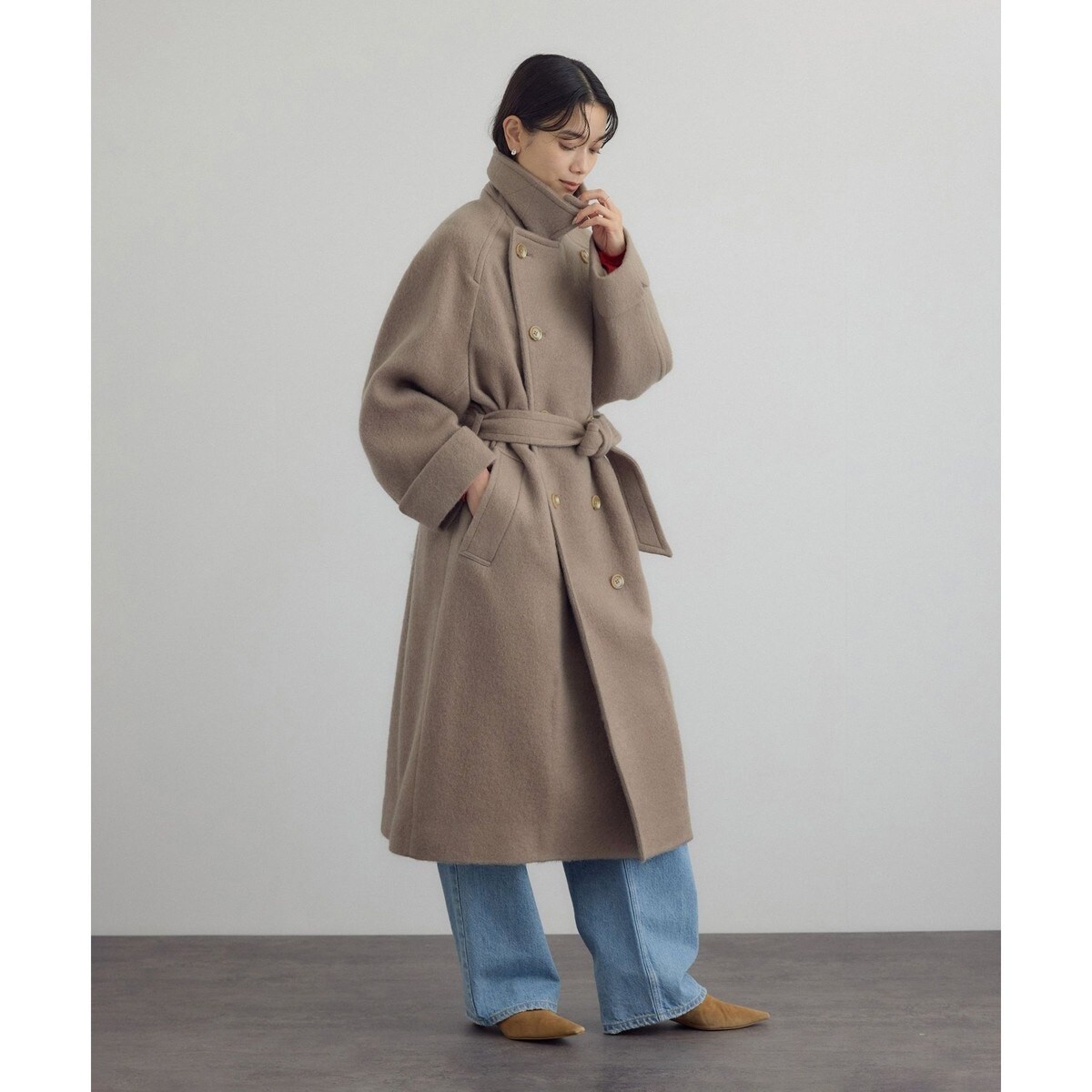 スタンドカラーマキシコート | アダムエロペ(ADAM ET ROPE') | マルイ