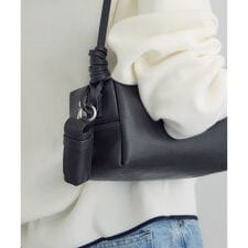 【W S（ドゥーブル）】レザーリップケースチャーム