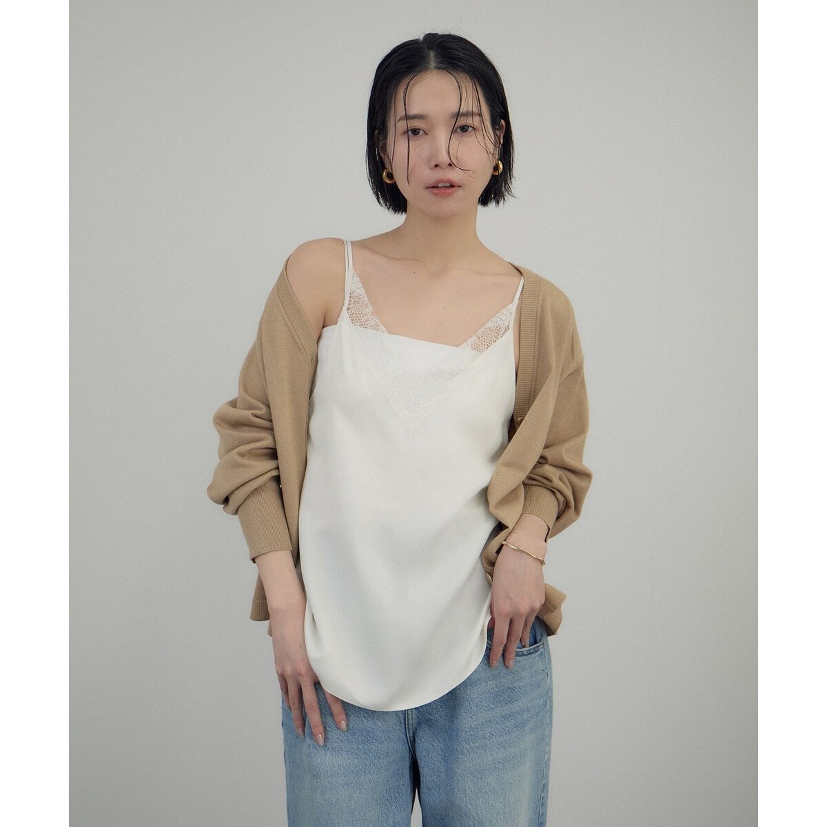 フェイクスエードキャミソール | スピック＆スパン(Spick and Span