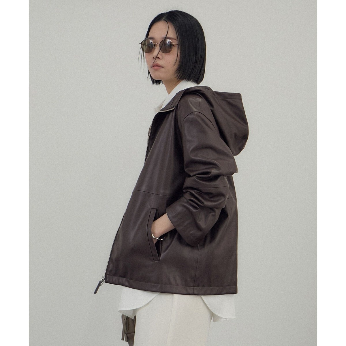 WEB限定】ライトウェーブニットジップブルゾン | サロン アダム エ