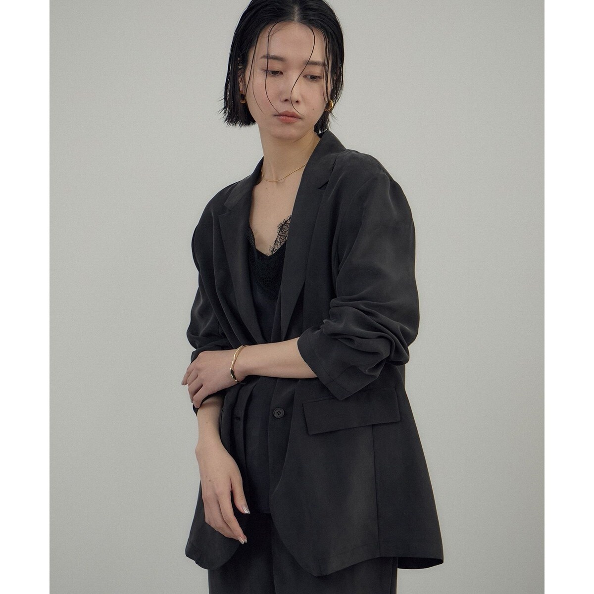 LIEN シルククロップドスリーブジャケット | イエナ(IENA) | マルイ