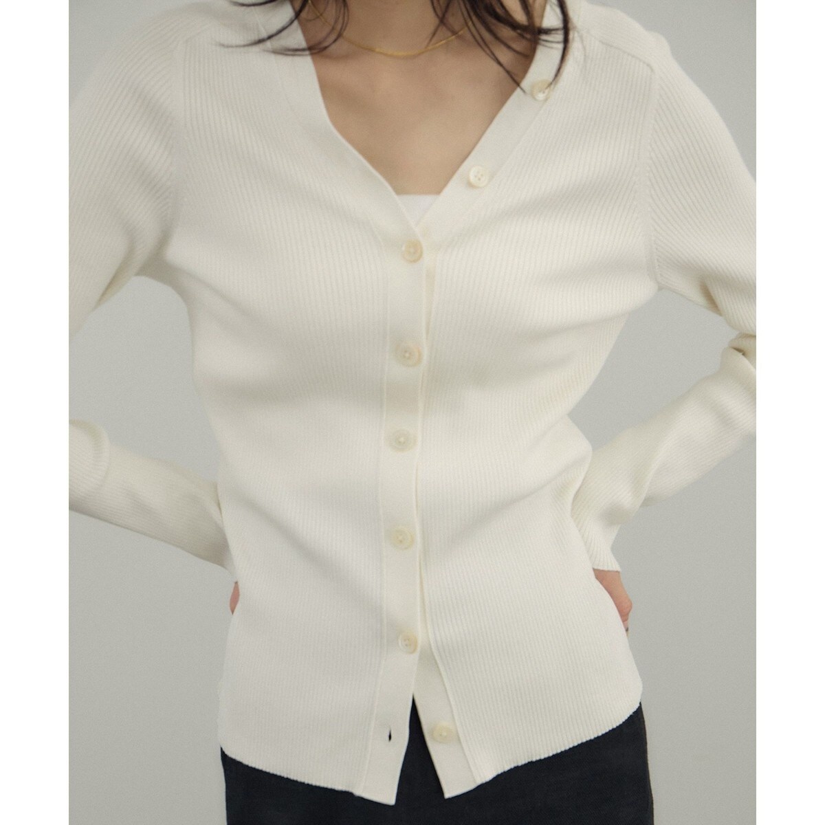 FOX CASHMERE Vネックカーディガン | ジャーナルスタンダード