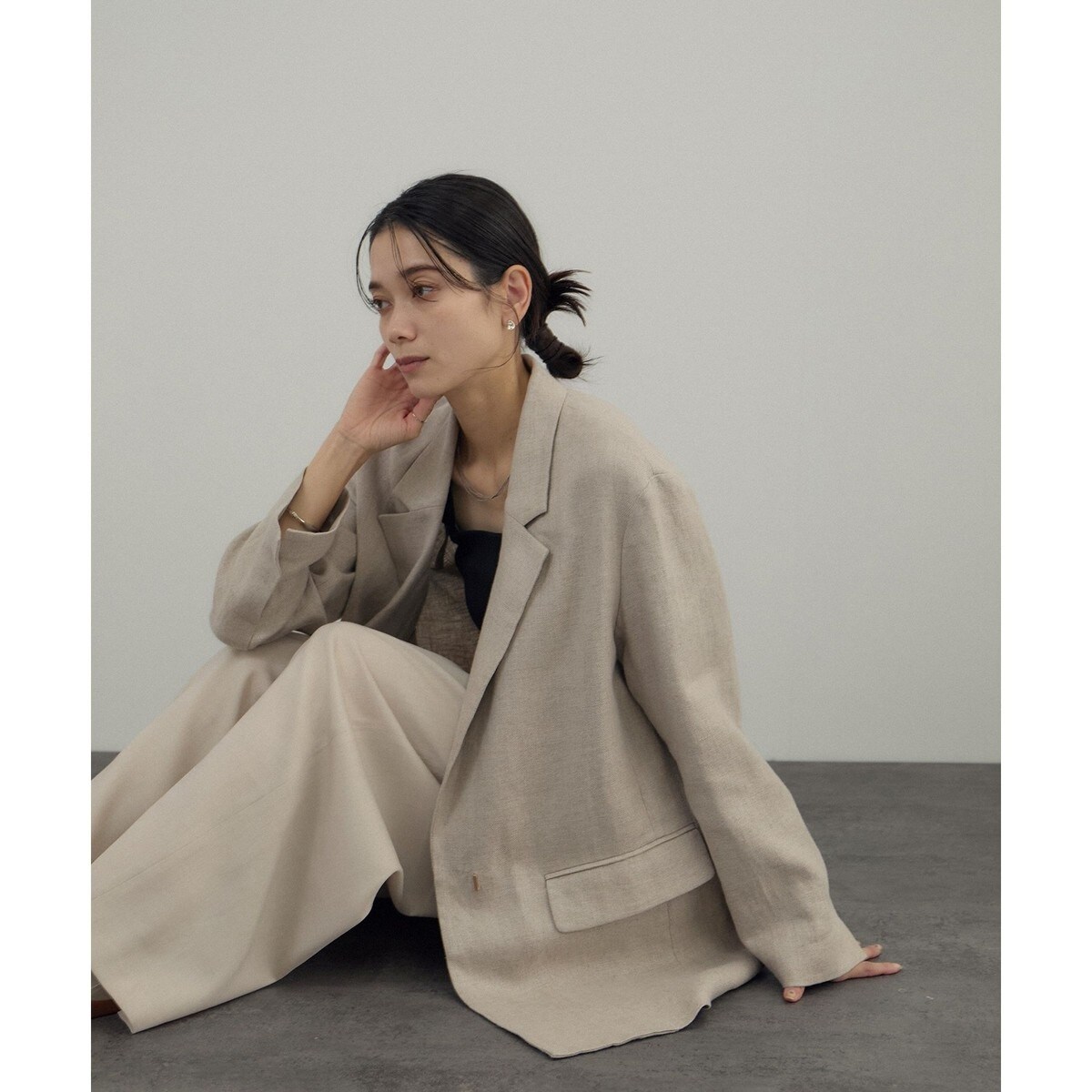 ウールサージ W前ジャケット | イエナ(IENA) | マルイウェブチャネル