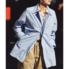 【Americana（アメリカーナ） for SALON】ダブルジップストライプシャツジャケット