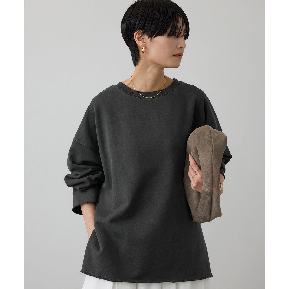 アズマ裏毛スケッチプリントスウェット | サロン アダム エ ロペ(SALON