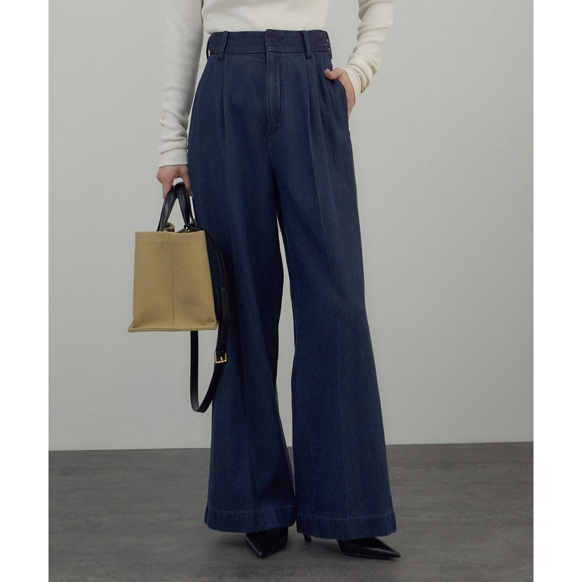 [�}���C]�f�j��STYLE UP TACK PANTS/�T���� �A�_�� �G ���y�iSALON adam et rope' �j �l�C�r�[�n(42)