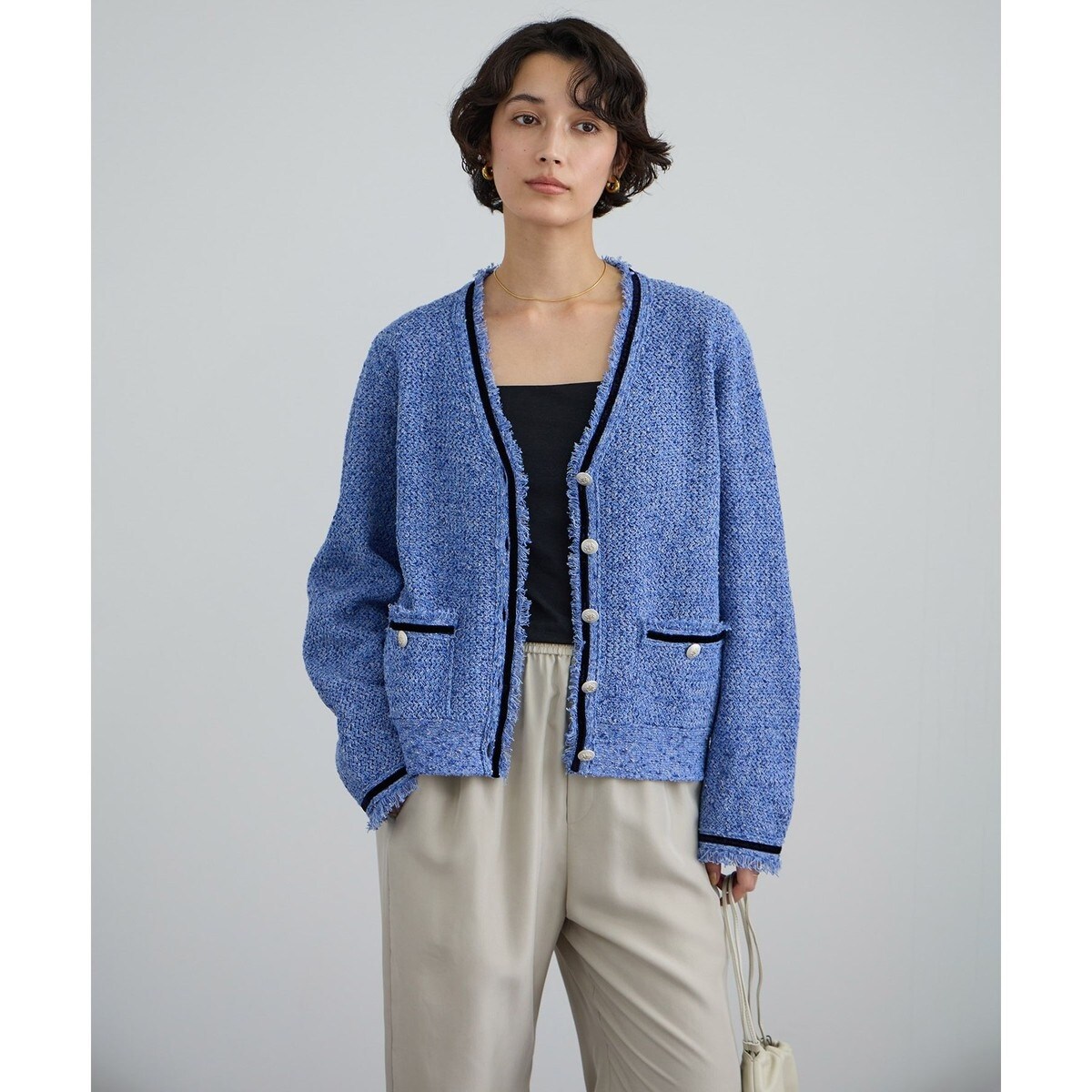 EMOELLE】ケーブルボレロカーディガン | アダムエロペ(ADAM ET ROPE