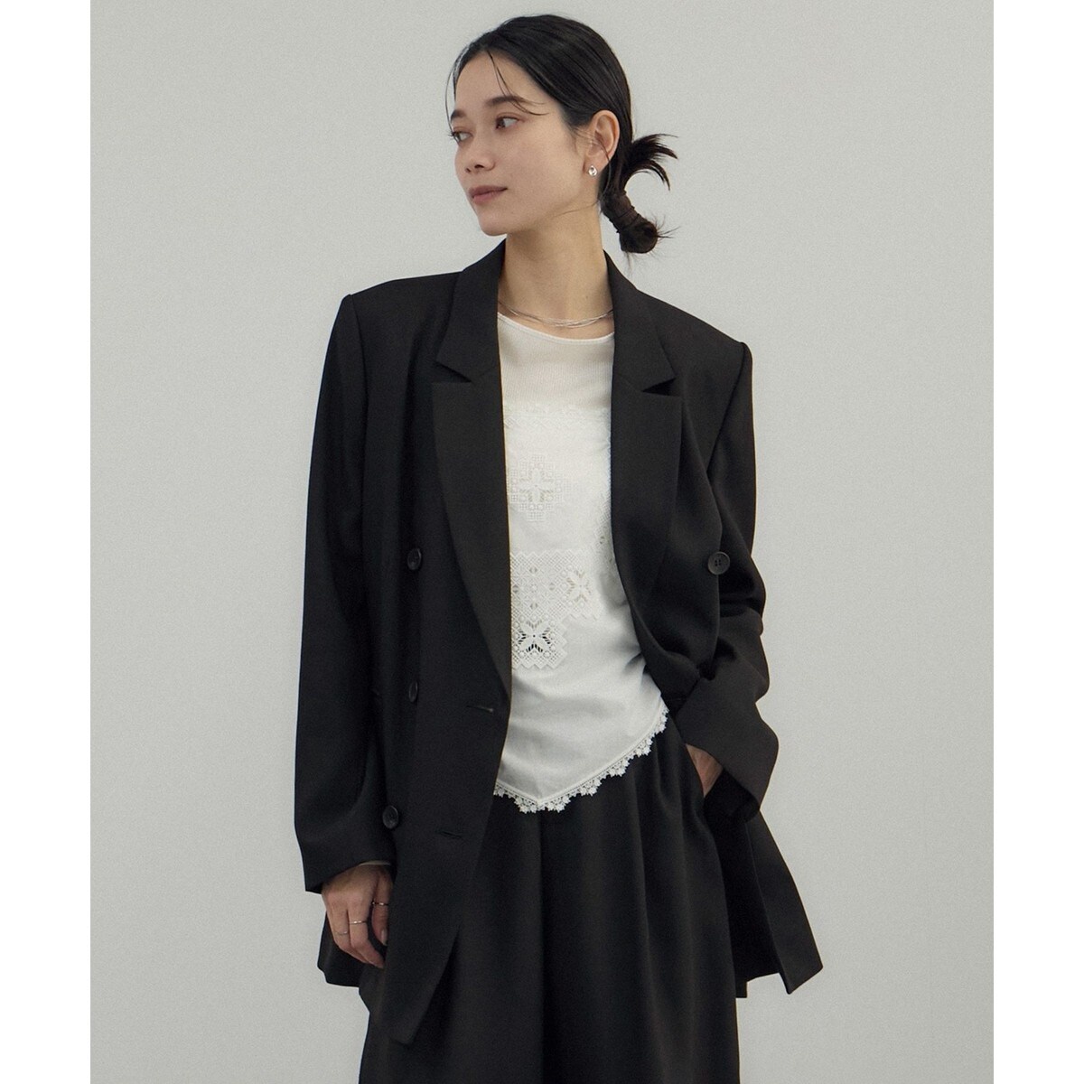 ジャーナルスタンダード　レサージュ　フェイクレザーオーバーサイズジャケット フェイクレザーオーバーサイズジャケット | ジャーナルスタンダード