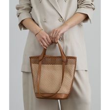 【W S（ドゥーブル）】ダブルハンドルメッシュトート