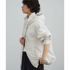 【WEB限定】リップストップフードブルゾン/スタンドカラーマウンテンパーカー［軽量］