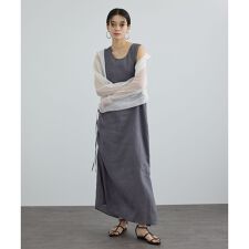 リネンドロストノースリーブワンピース / GENTLE LINEN | サロン 