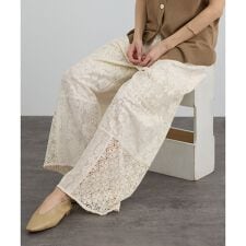 【WEB限定】パッチワークレースパンツ / セットアップ対応