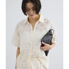 【WEB限定】パッチワークレースシャツ / セットアップ対応