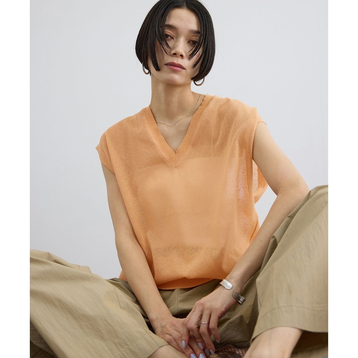 サロン アダム エ ロペ(SALON adam et rope') レディース ベスト・ジレ