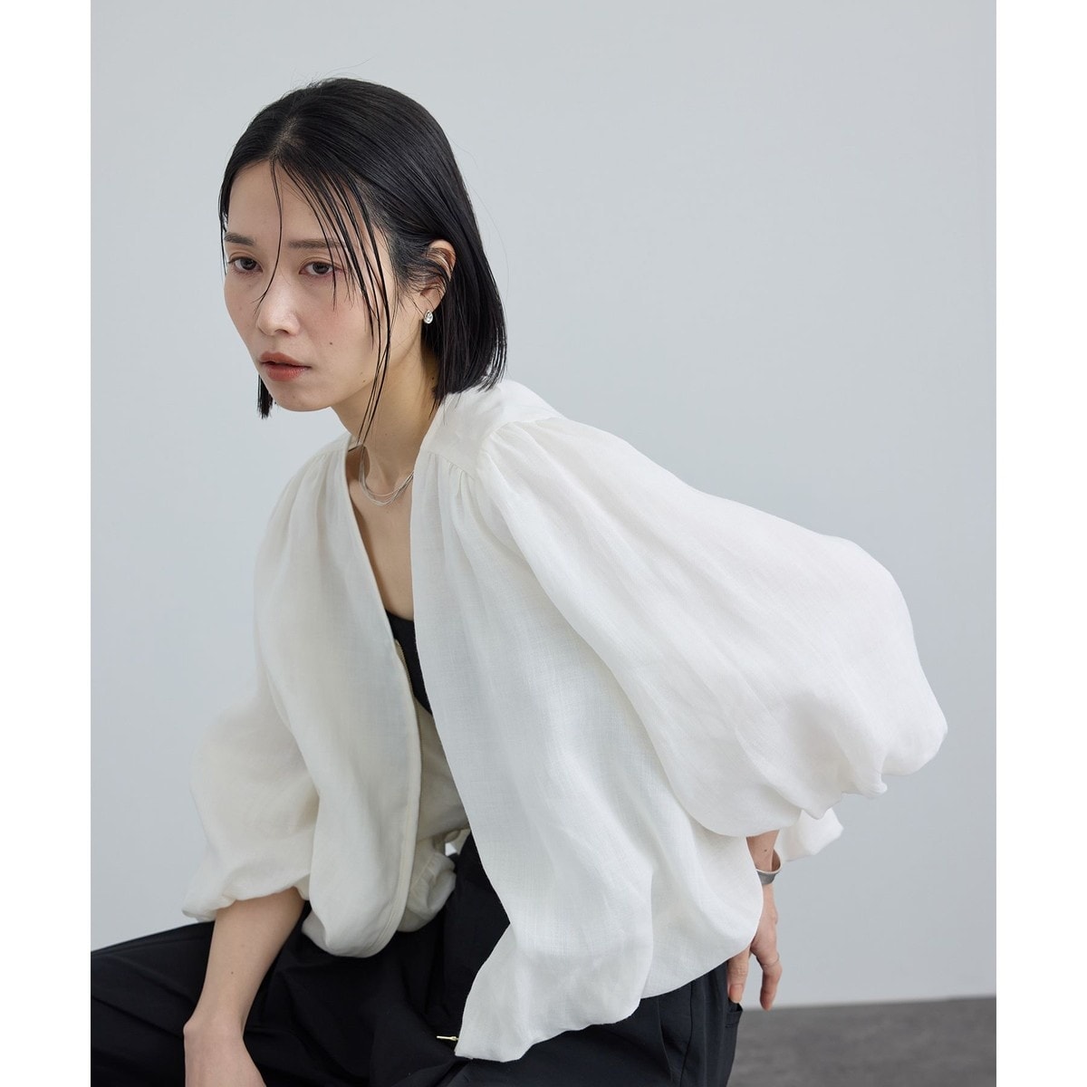 WEB限定】ラスターラミーカルゼブルゾン | サロン アダム エ ロペ