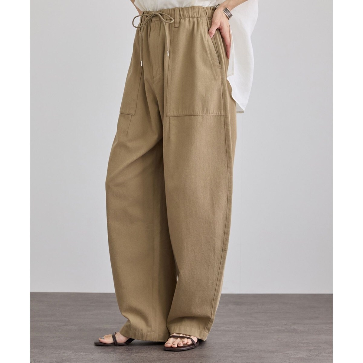 Americana for SALON】別注サイドラインチノパンツ | サロン アダム エ