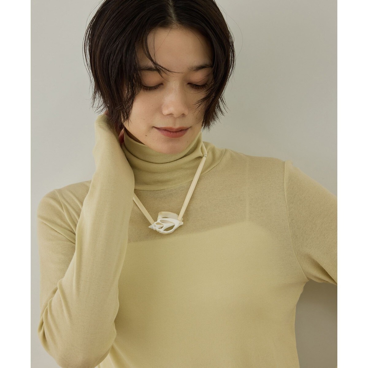smile cotton タートルネックプルオーバー | サロン アダム エ ロペ