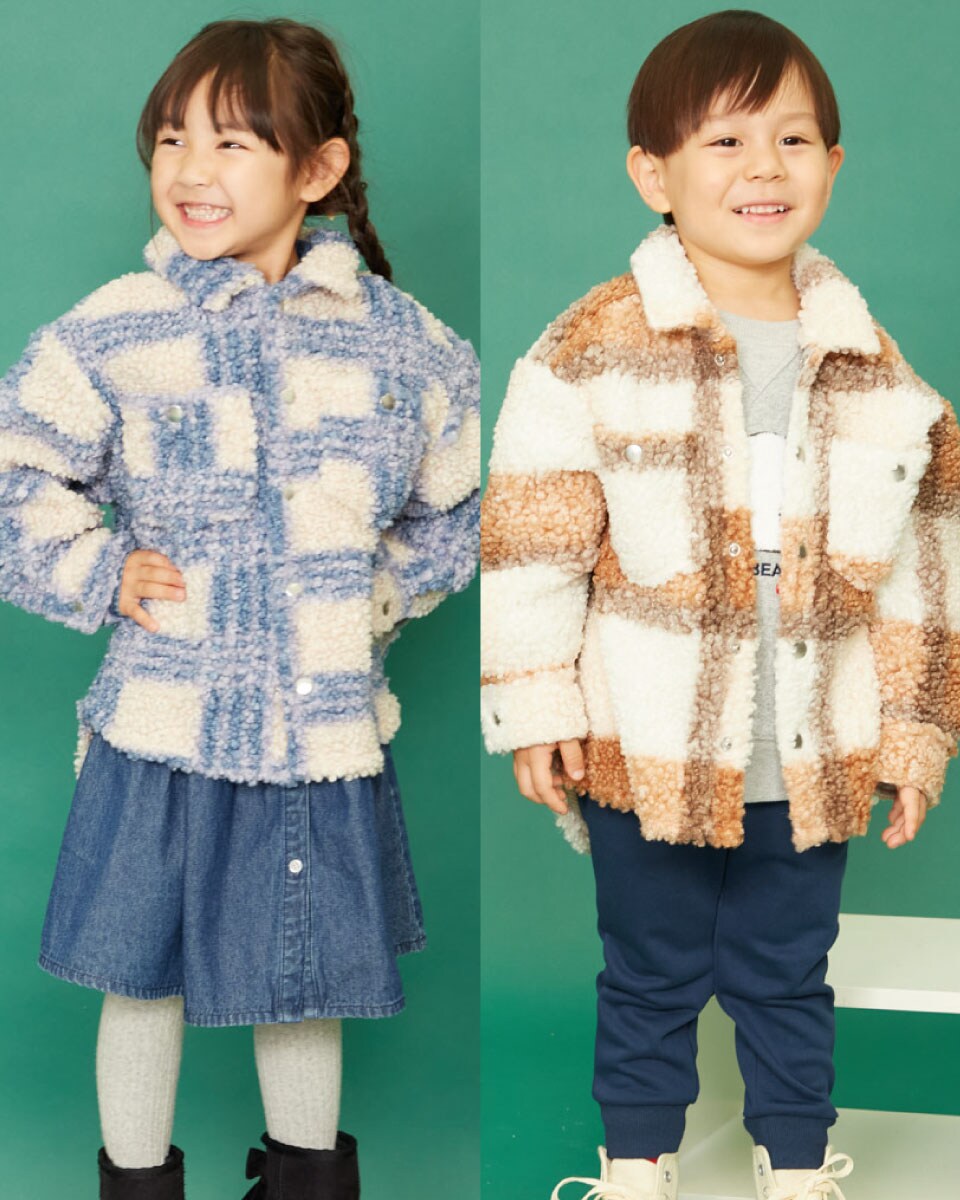 ボアチェックシャツジャケット | ゴールデンベア(GOLDENBEAR) | マルイ