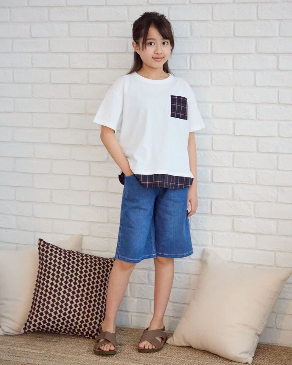 デニムハーフパンツ